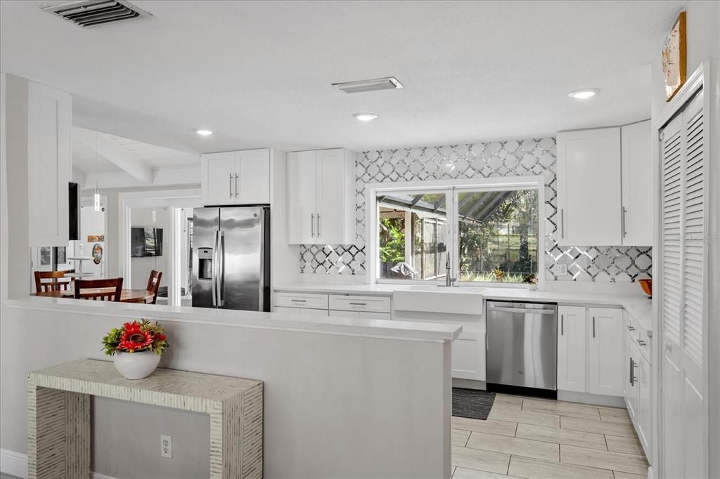 Interior, Kitchen, Recessed Lighting, Stainless Steel Appliances