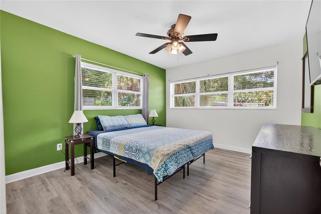 Bedroom, Interior, Wood Texture Flooring