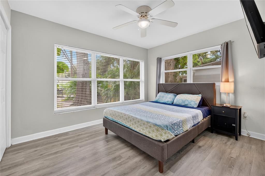 Bedroom, Interior, Wood Texture Flooring
