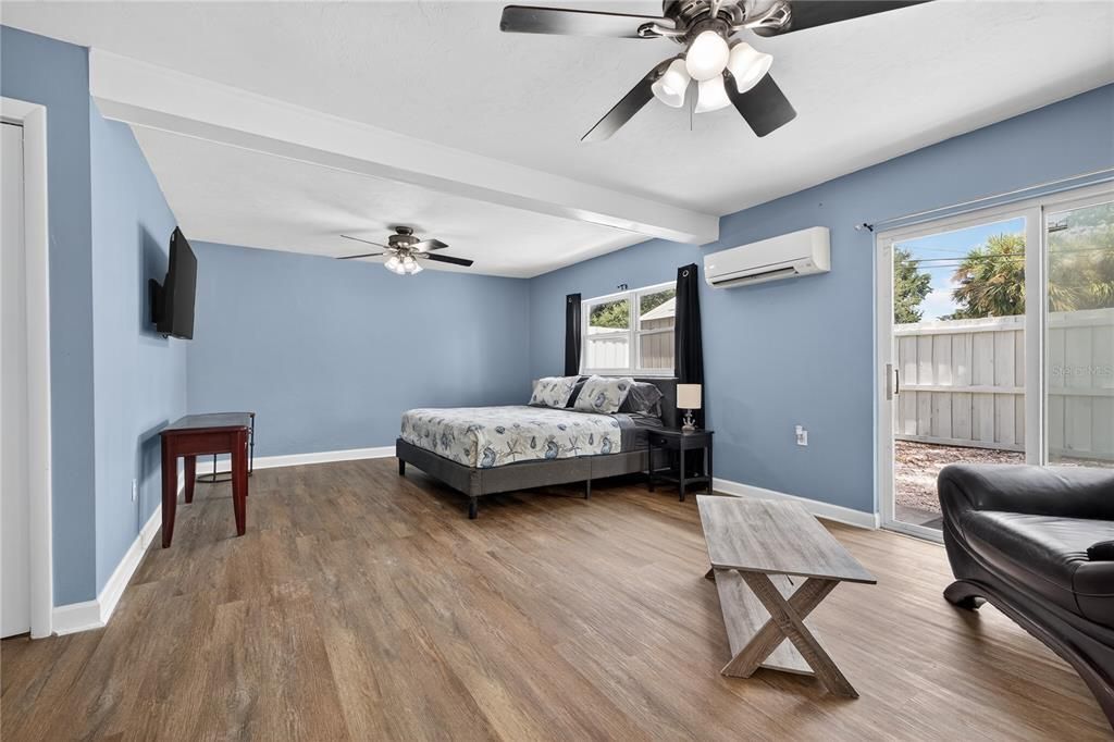Bedroom, Interior, Wood Texture Flooring