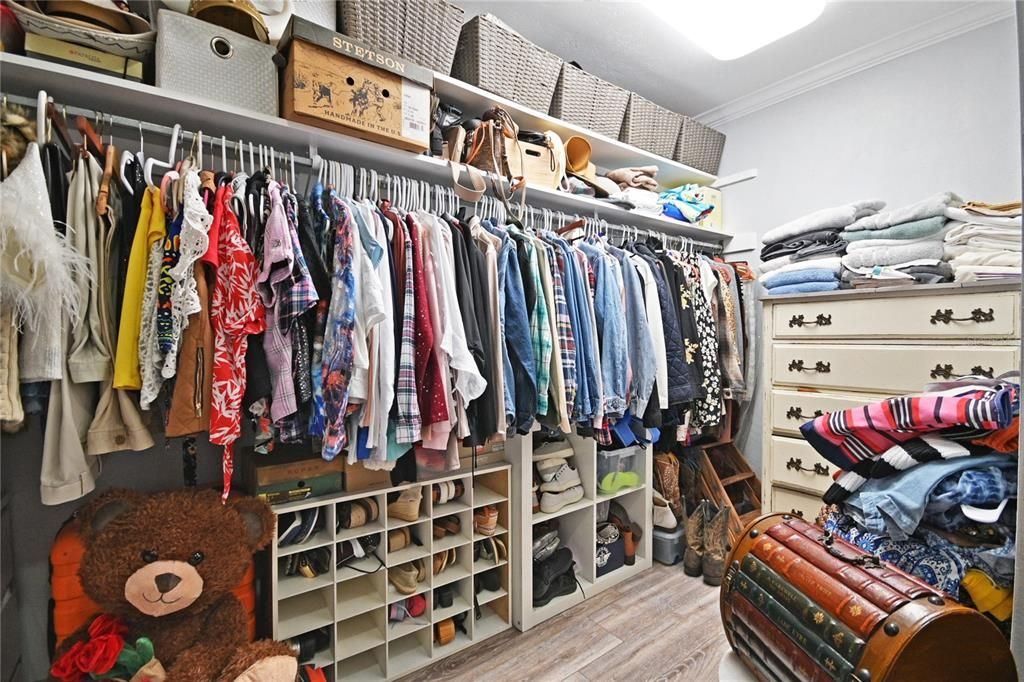 Interior, Walk-in Closets, Wood Texture Flooring