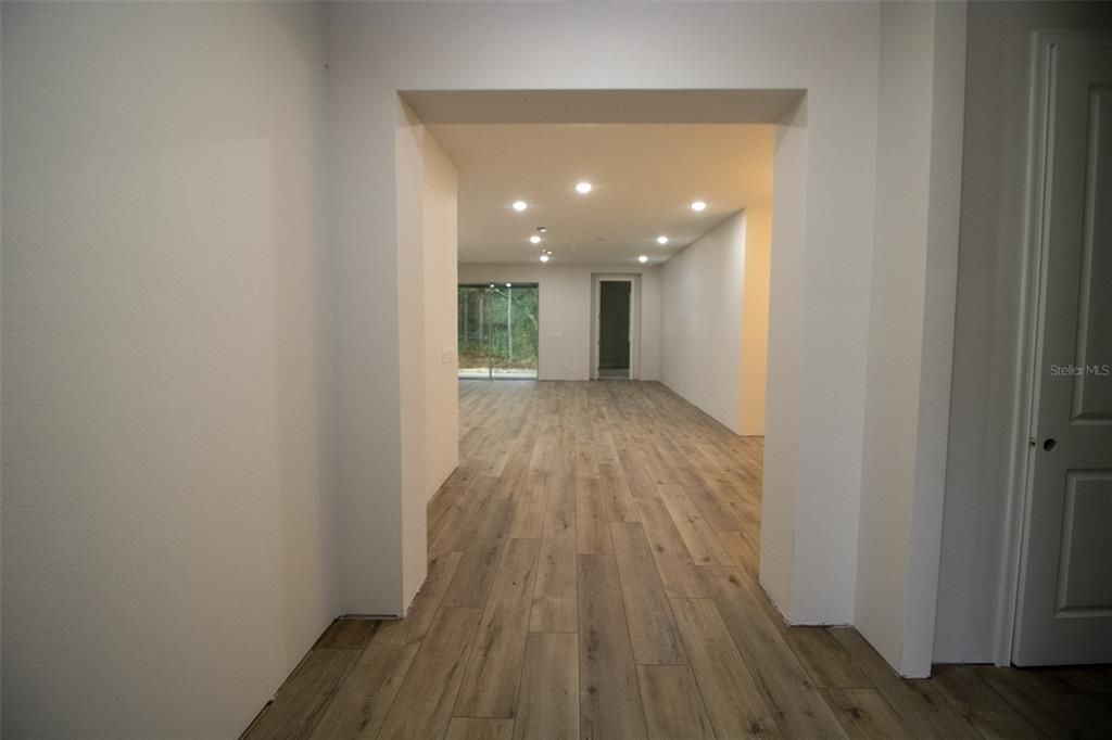 Interior, Recessed Lighting, Wood Texture Flooring