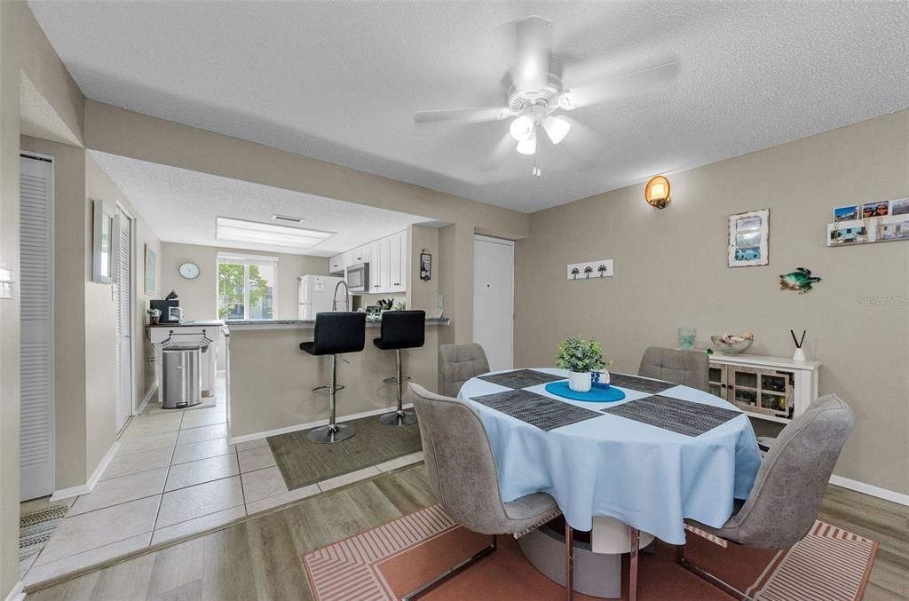 Dining room, Interior, Kitchen, Wood Texture Flooring