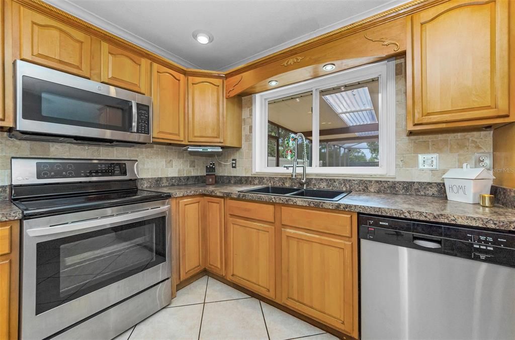 Interior, Kitchen, Recessed Lighting, Stainless Steel Appliances