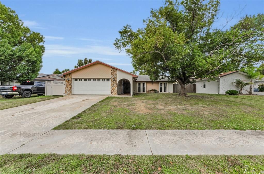 Attached, Backyard, Exterior, Facade, Ranch