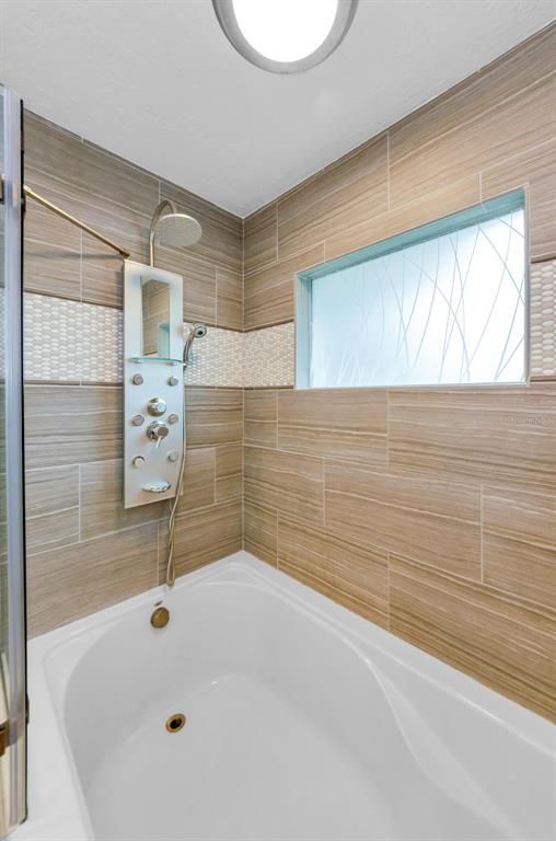 Bathroom, Interior, Wooden Walls