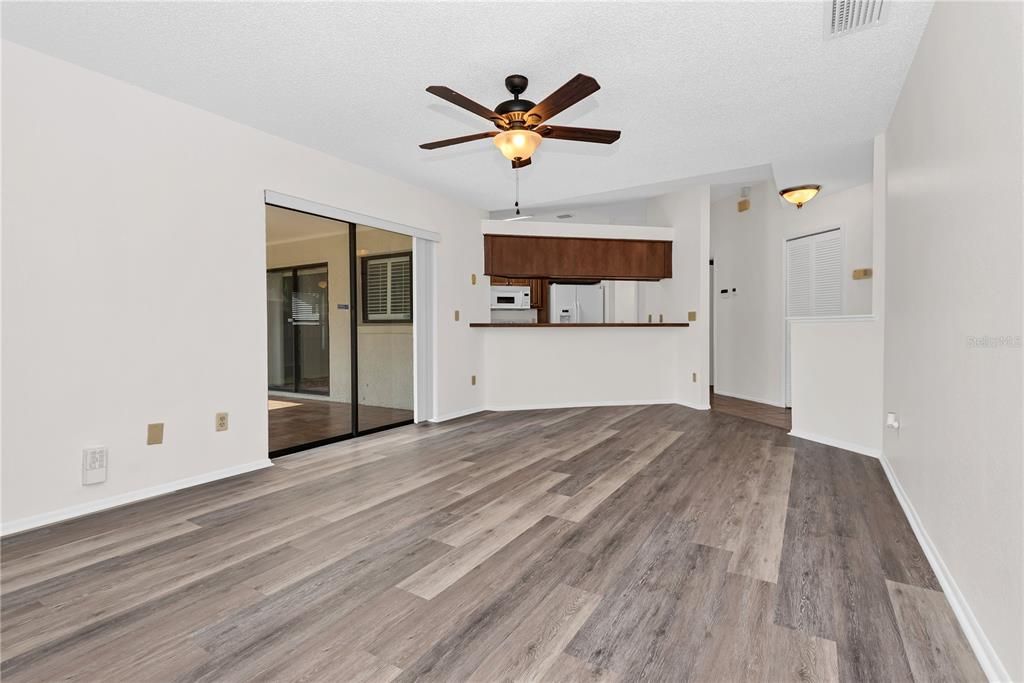 Empty room, Interior, Wood Texture Flooring