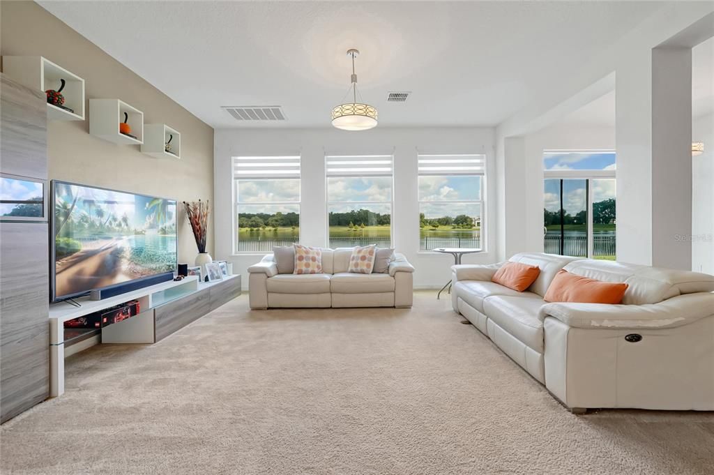 Interior, Living room, Pendant Lights, Water