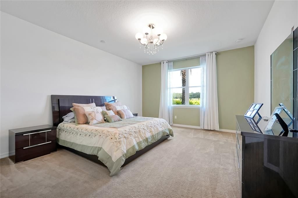Bedroom, Chandelier, Interior