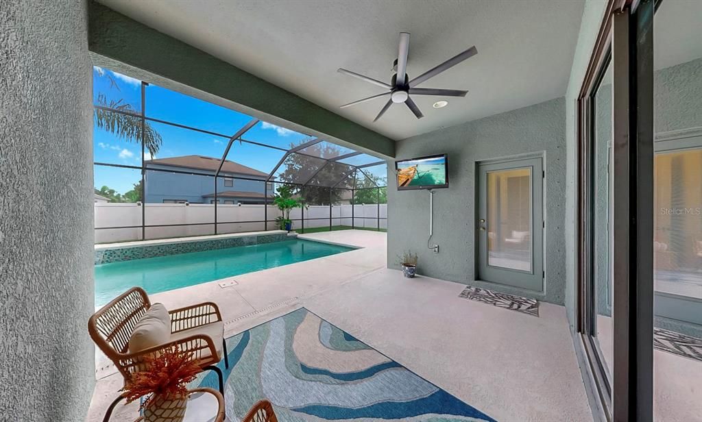 Glass Ceilings, Interior, Pool, Recessed Lighting, Sun Room