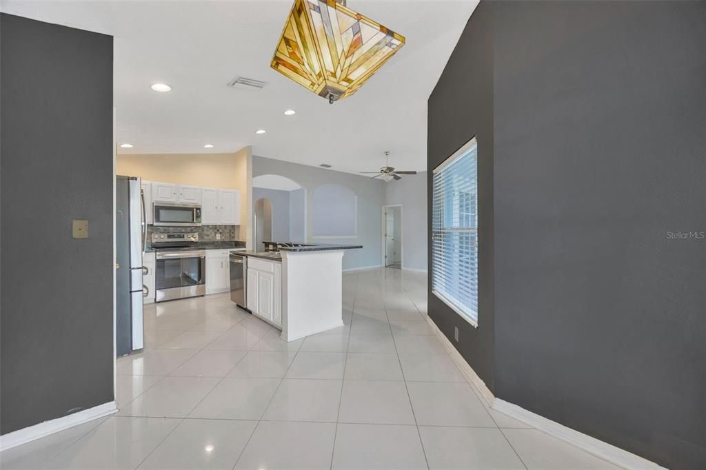 Interior, Kitchen, Recessed Lighting, Stainless Steel Appliances