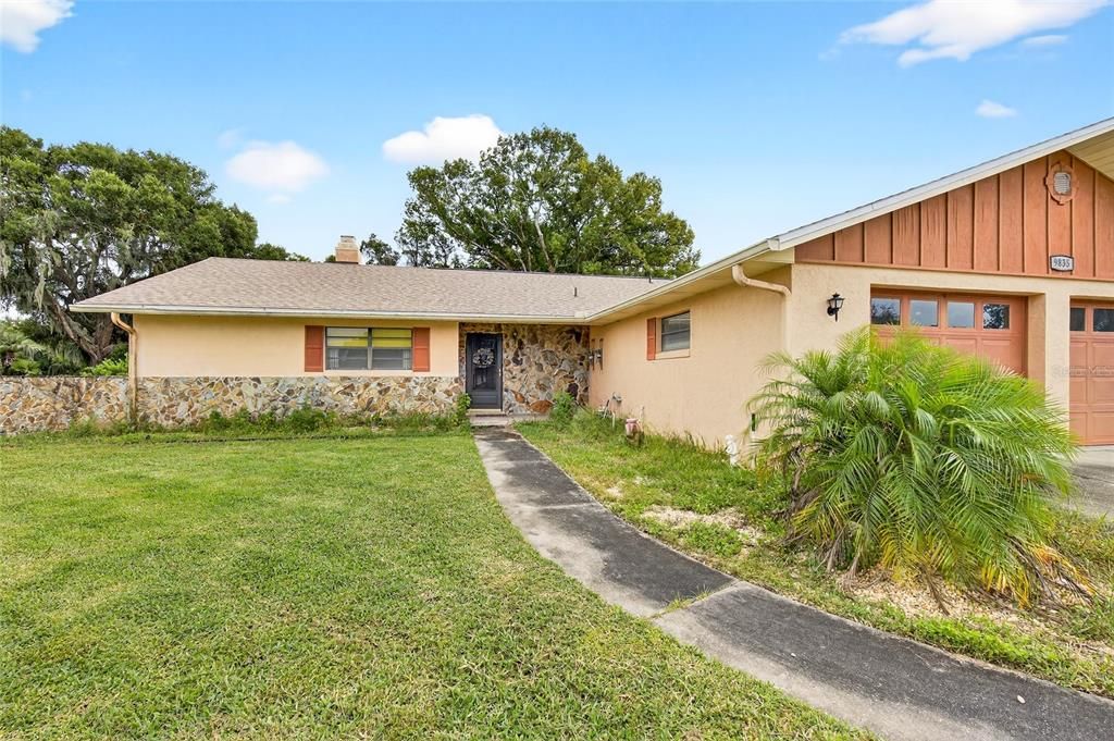 Attached, Backyard, Exterior, Facade, Ranch