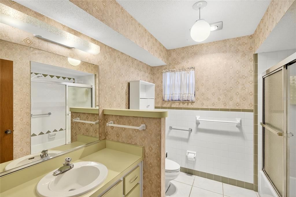 Bathroom, Dual Sink Vanities, Glass Shower, Interior