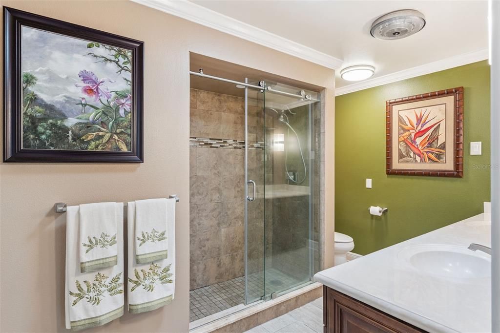 Bathroom, Glass Shower, Interior