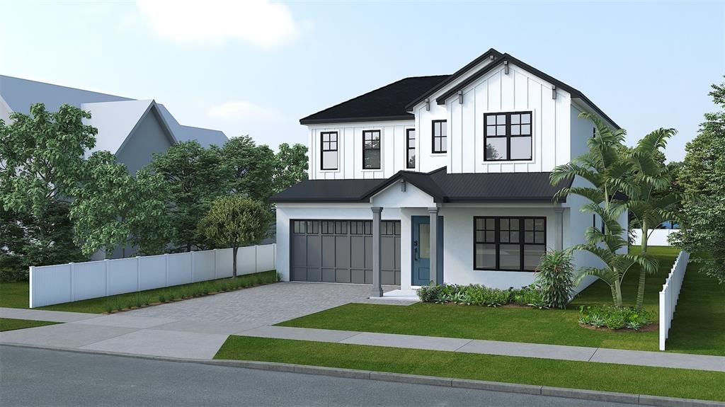 Attached, Exterior, Facade, Farmhouse