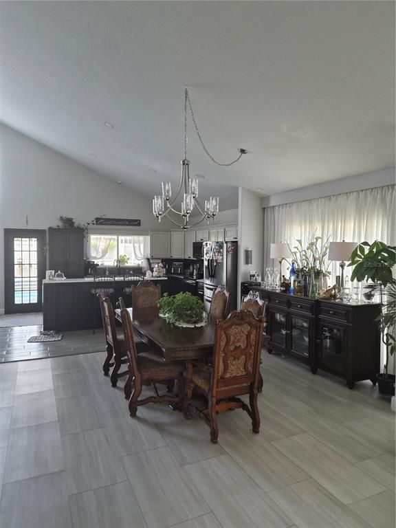 Chandelier, Dining room, Interior, Kitchen
