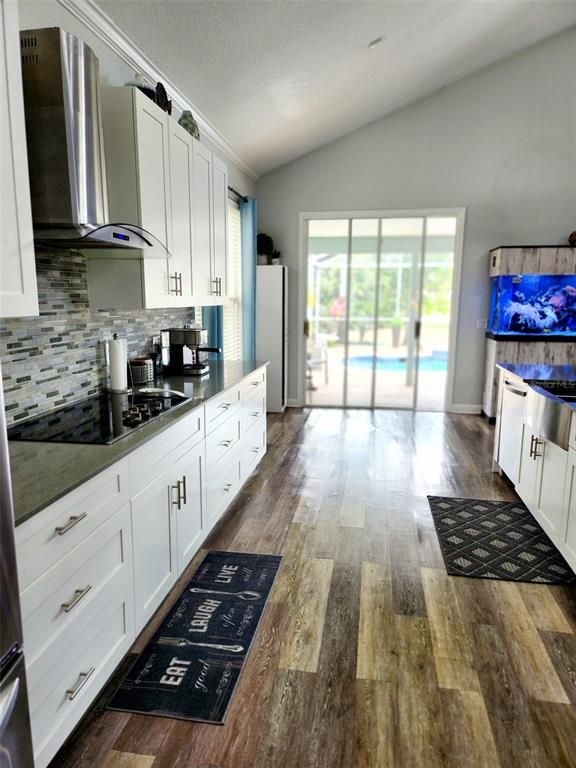 Interior, Kitchen, Wood Texture Flooring