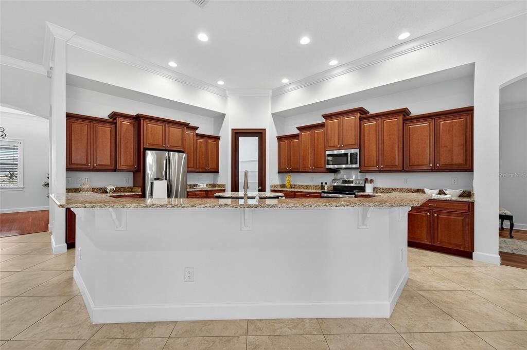 Interior, Kitchen, Recessed Lighting, Stainless Steel Appliances