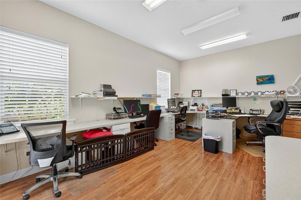 Home Office, Interior, Wood Texture Flooring