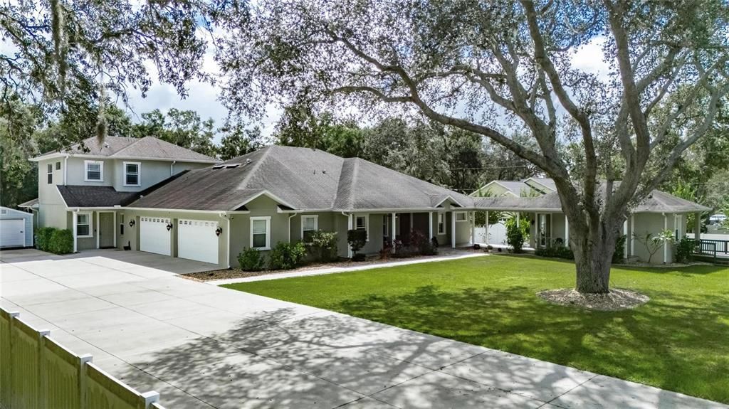 Attached, Backyard, Exterior, Facade, Ranch