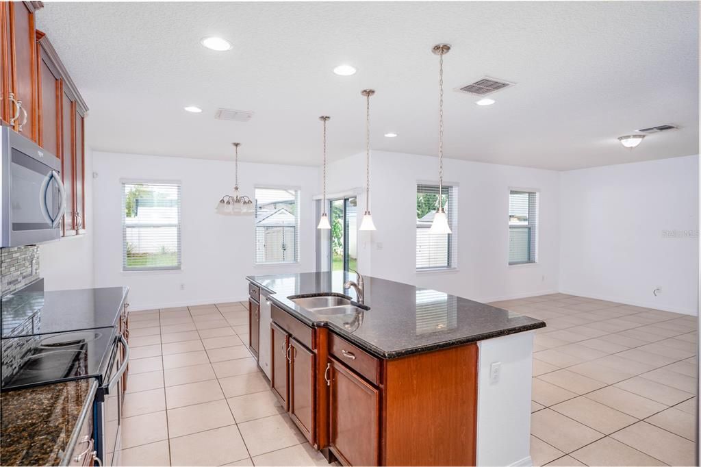 Interior, Kitchen, Pendant Lights, Recessed Lighting