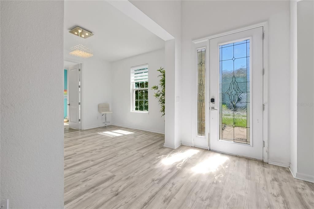 Empty room, Interior, Wood Texture Flooring