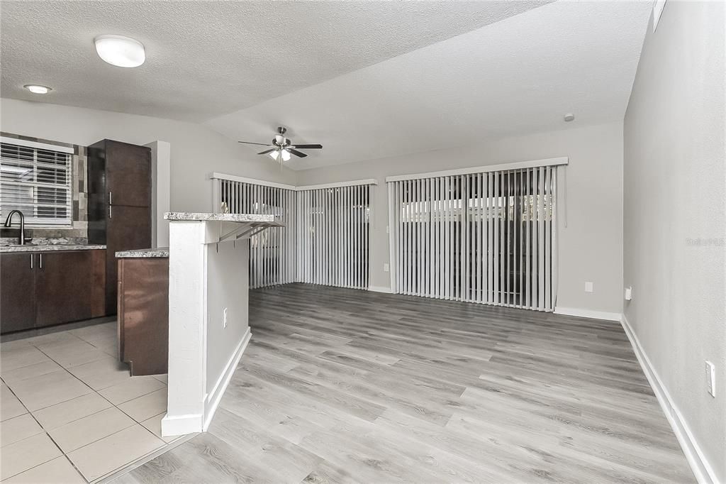 Interior, Kitchen, Wood Texture Flooring