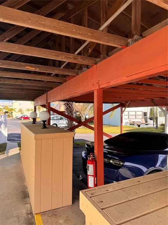 Exterior, Wooden Beams