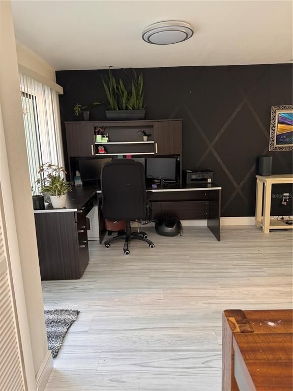 Home Office, Interior, Wood Texture Flooring