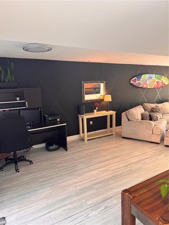 Home Office, Interior, Wood Texture Flooring