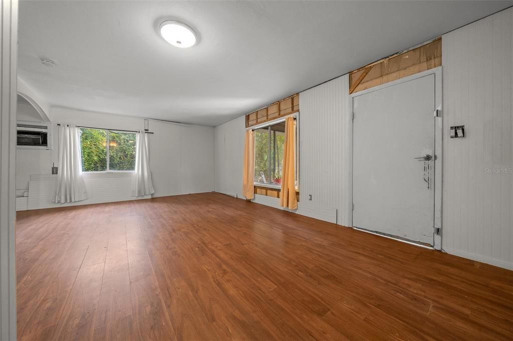 Empty room, Interior, Wood Texture Flooring