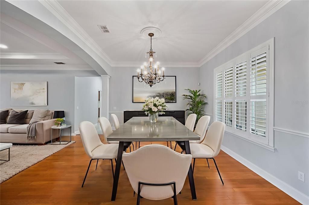 Chandelier, Dining room, Interior, Living room, Wood Texture Flooring