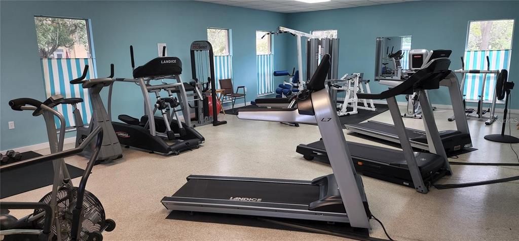 Fitness Equipment, Gym, Interior