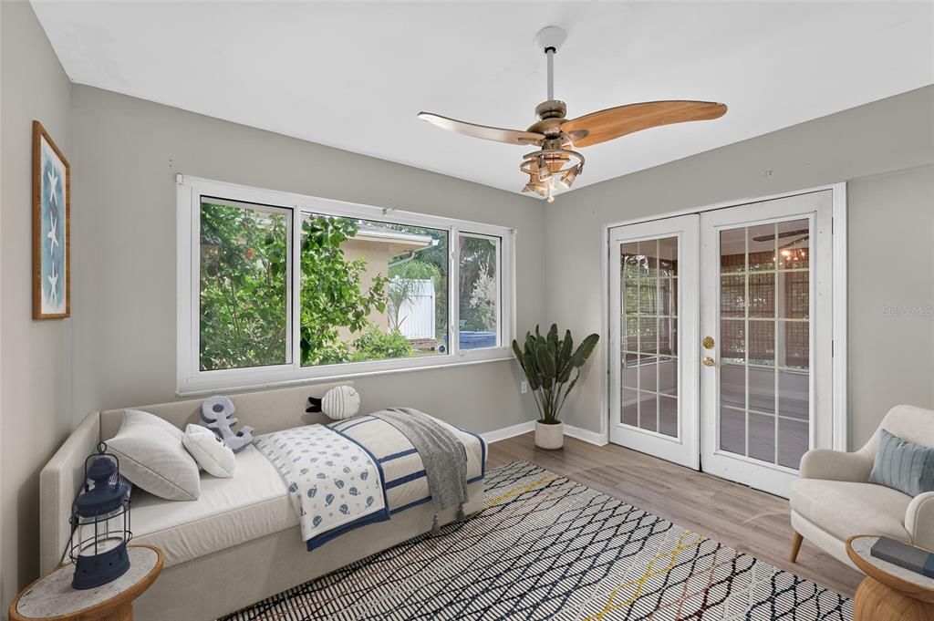 Bedroom, Interior, Wood Texture Flooring