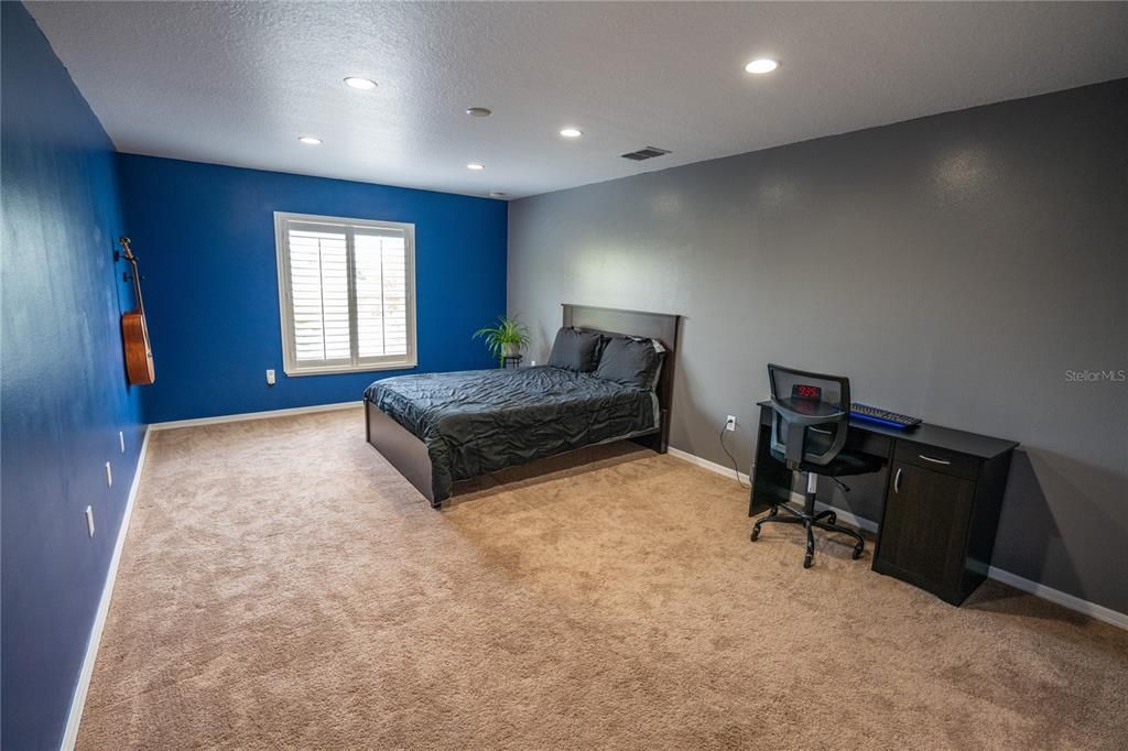 Bedroom, Home Office, Interior, Recessed Lighting