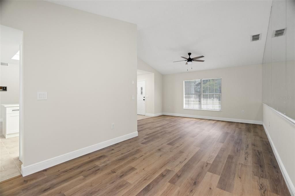 Empty room, Interior, Wood Texture Flooring