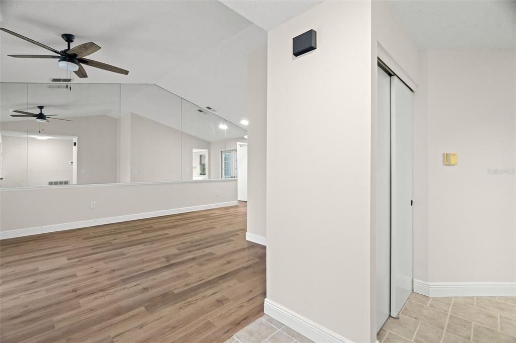 Empty room, Interior, Wood Texture Flooring