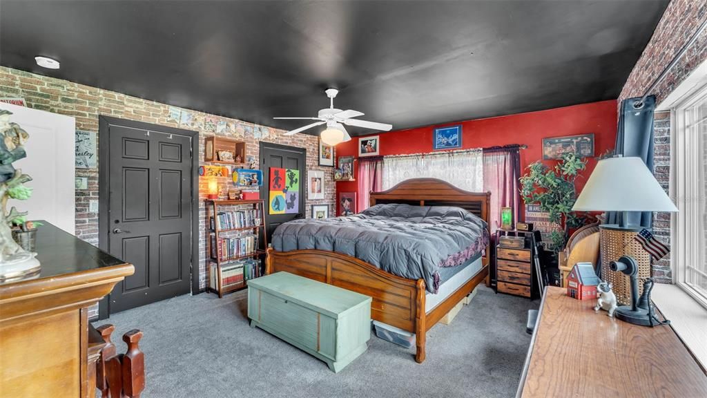 Bedroom, Interior, Stone Walls