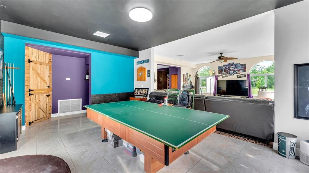 Game Room, Interior, Living room