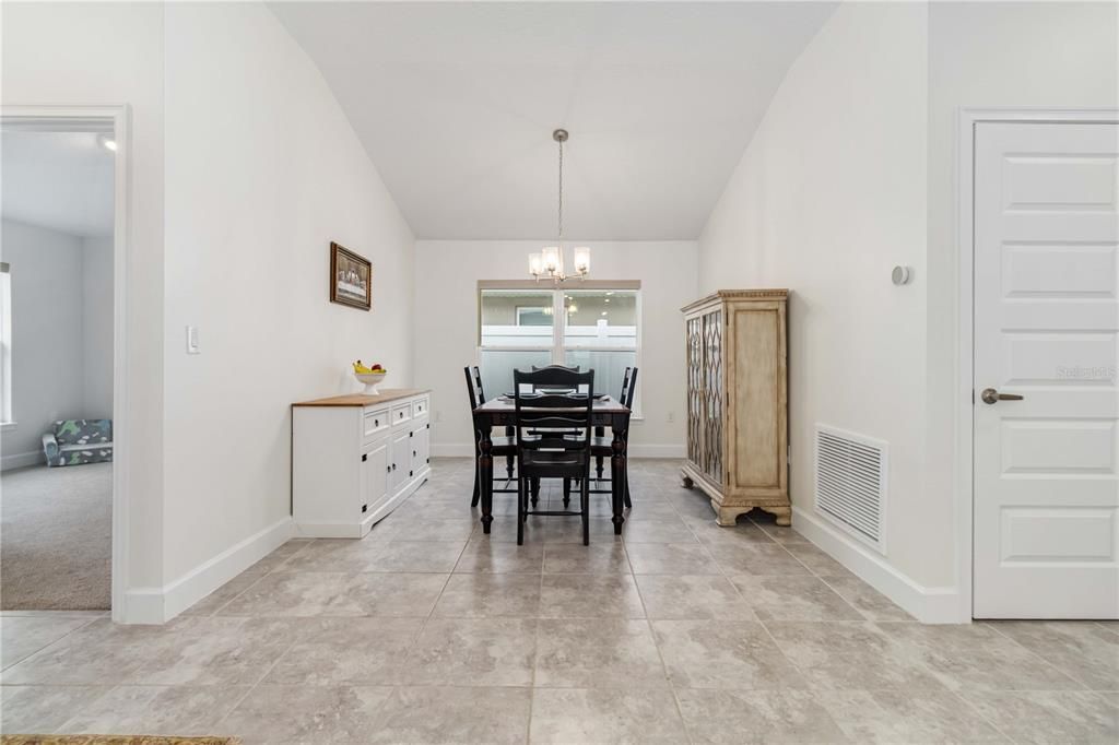 Dining room, Interior, Pendant Lights