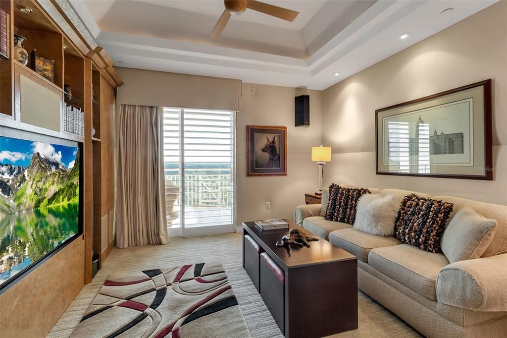 Interior, Living room, Recessed Lighting