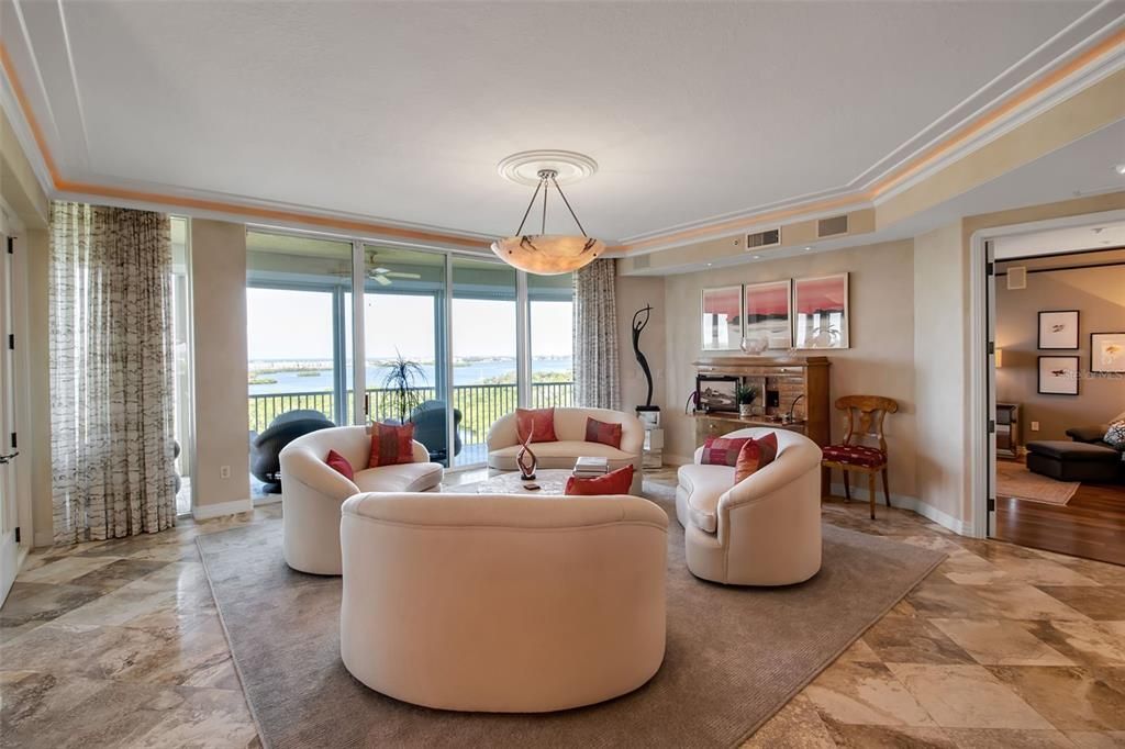 Interior, Living room, Pendant Lights, Water