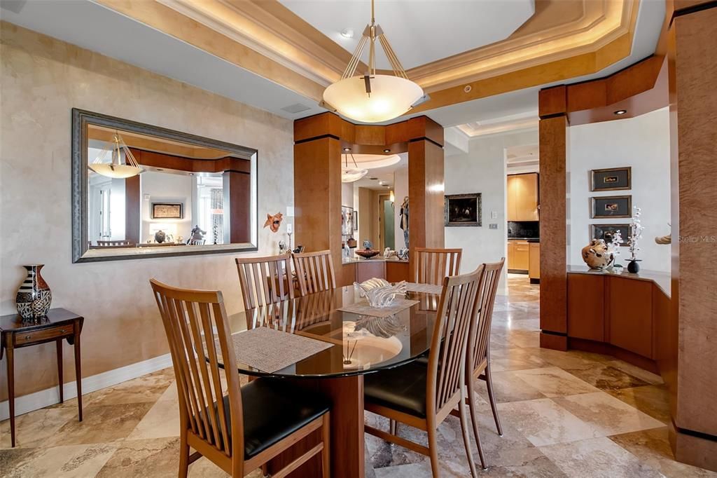 Dining room, Interior, Pendant Lights