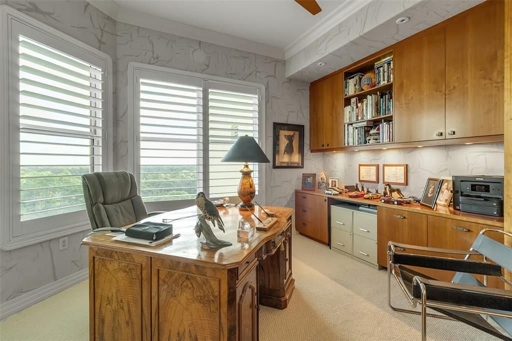 Home Office, Interior, Recessed Lighting