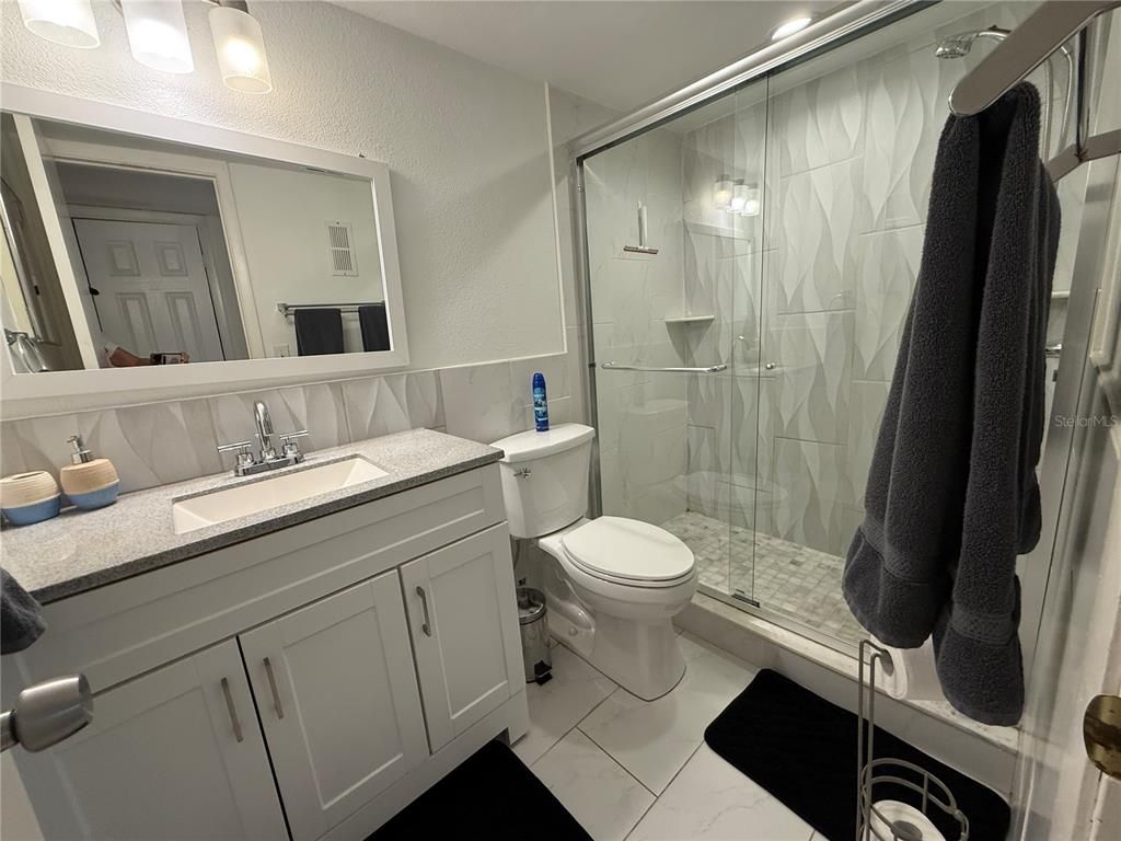 Bathroom, Glass Shower, Interior