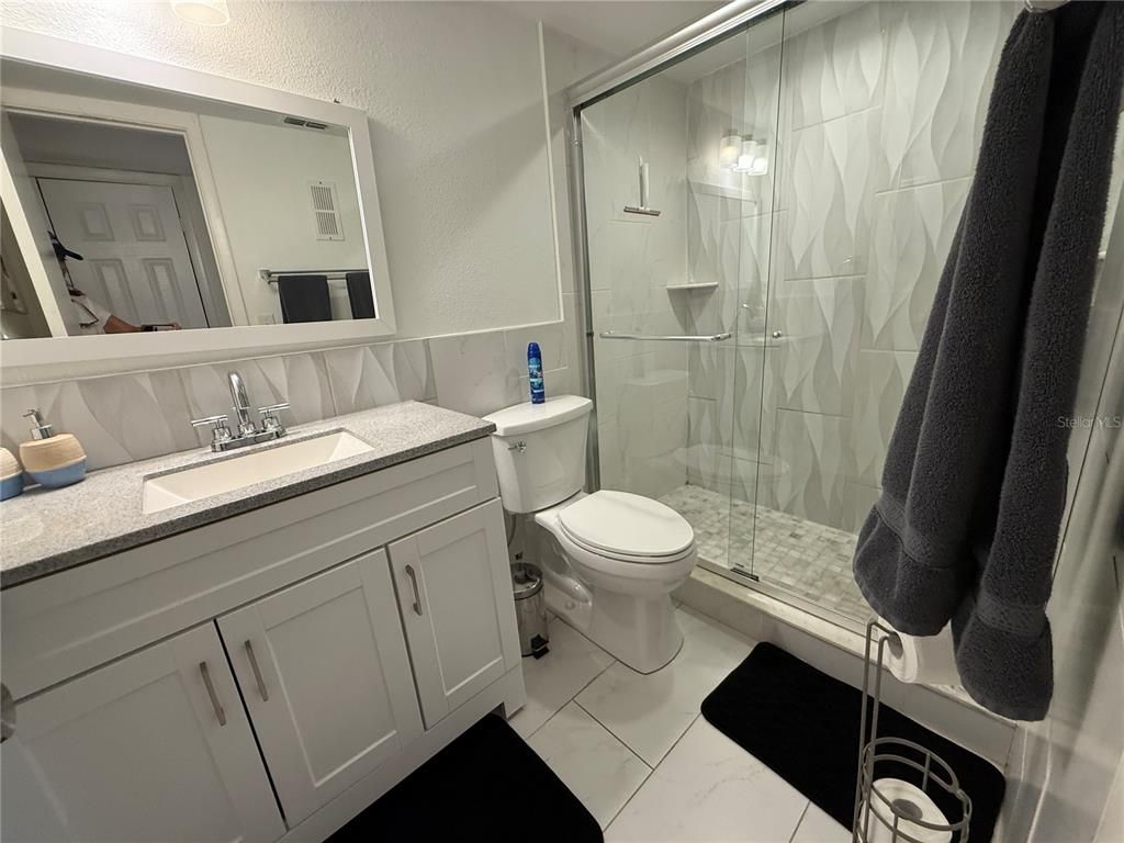 Bathroom, Glass Shower, Interior
