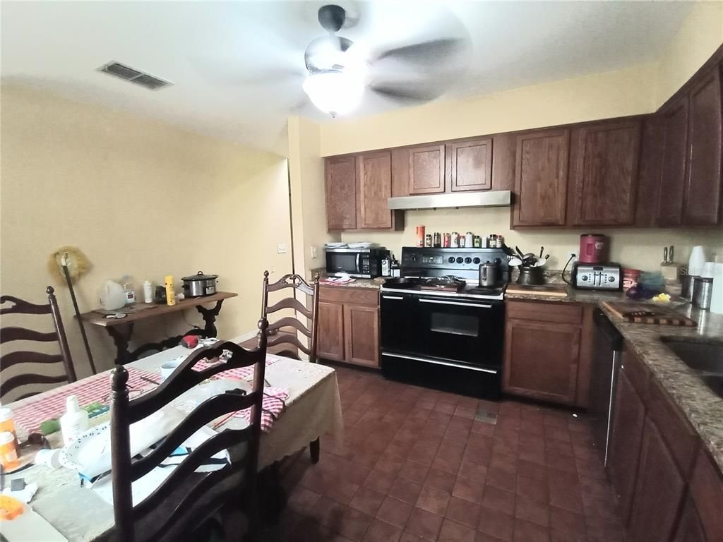 Dining room, Interior, Kitchen