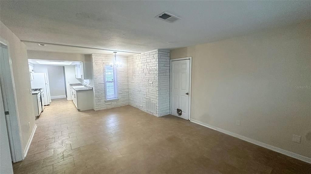 Empty room, Interior, Kitchen, Stone Walls