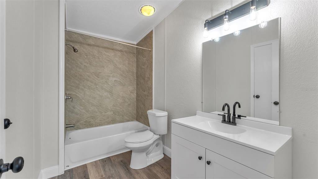 Bathroom, Interior, Wood Texture Flooring
