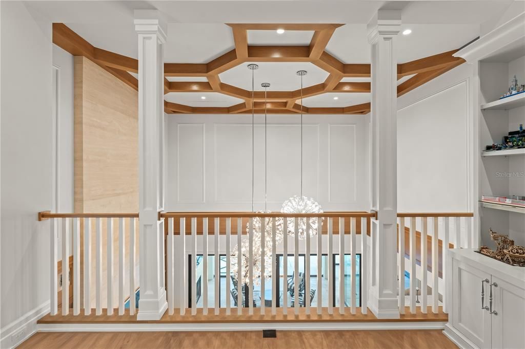 Interior, Pendant Lights, Recessed Lighting, Wood Texture Flooring